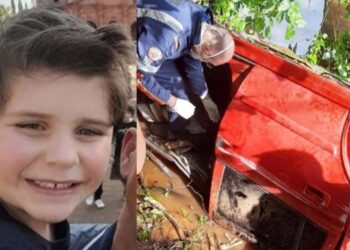 Criança morre e mãe fica gravemente ferida após veículo cair de ponte no Rio Ijuí