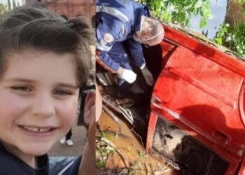 Criança morre e mãe fica gravemente ferida após veículo cair de ponte no Rio Ijuí