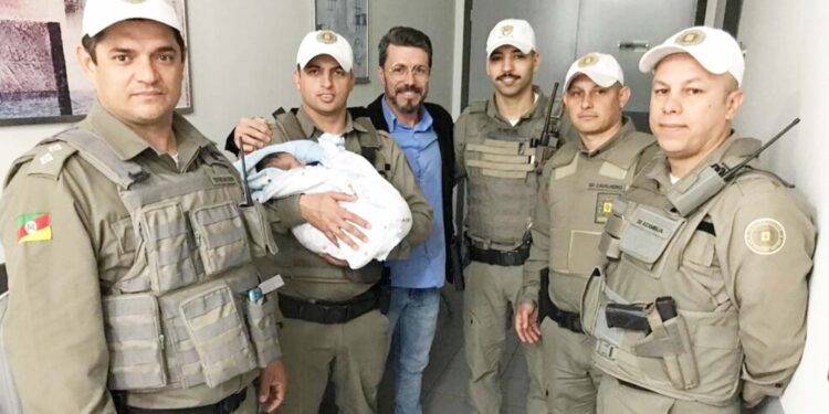 Brigadiano de folga resgata bebê sequestrado em Novo Hamburgo