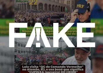 É #FAKE que boné usado por Lula com abreviação CPX seja referência a facção criminosa do RJ