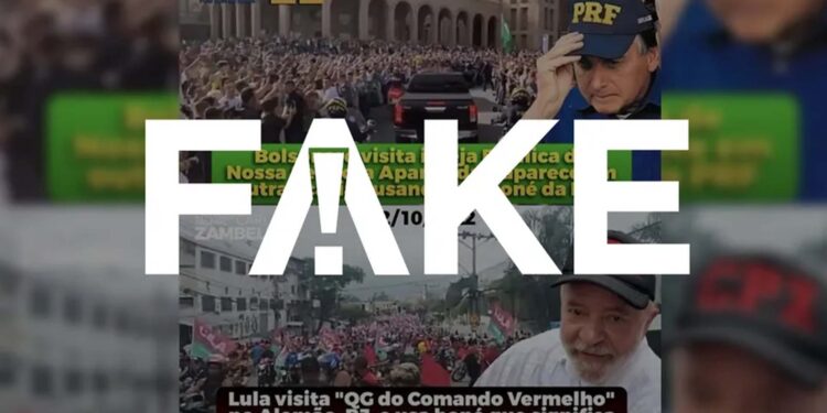 É #FAKE que boné usado por Lula com abreviação CPX seja referência a facção criminosa do RJ