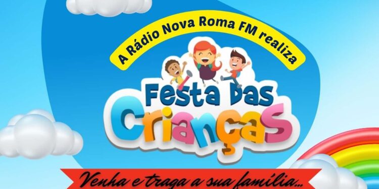 Festa para as crianças da Rádio Nova Roma é neste domingo
