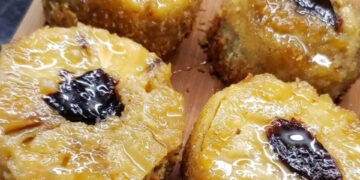 Bolinho de abacaxi na airfryer
