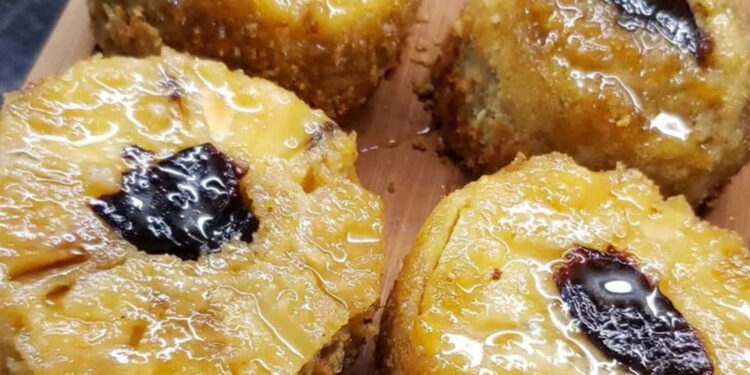 Bolinho de abacaxi na airfryer