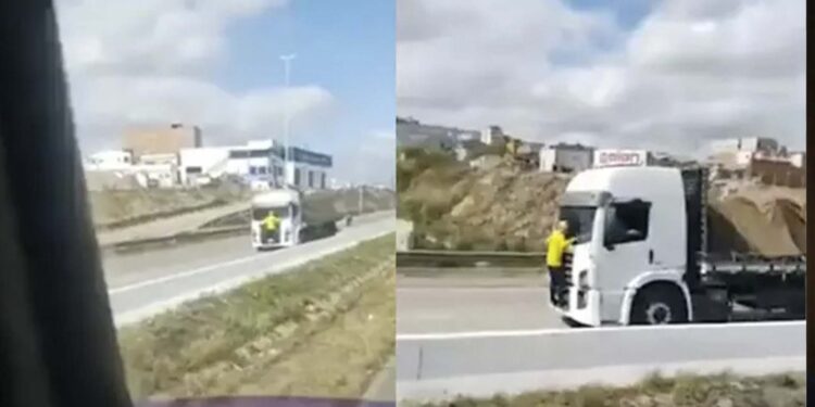 Após virar meme, Bolsonarista que se pendurou em caminhão fecha Instagram e exclui Facebook