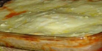 Lasanha de frango com molho branco