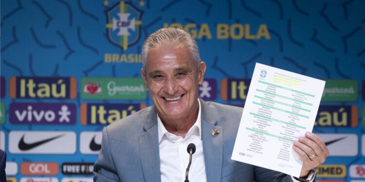 Com 16 estreantes em Copas, Tite convoca Brasil para o Mundial
