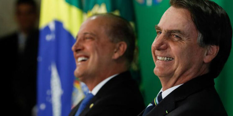 Bolsonaro recebe ex-ministro Onyx Lorenzoni no Palácio da Alvorada