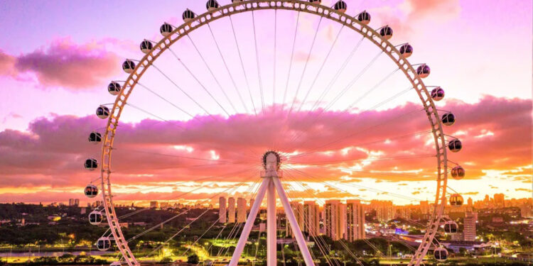 Maior roda-gigante da América Latina é inaugurada nesta sexta em parque da Zona Oeste de SP
