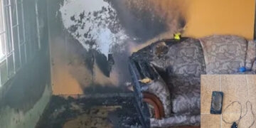 Celular superaquece e provoca incêndio em residência no RS, diz Corpo de Bombeiros