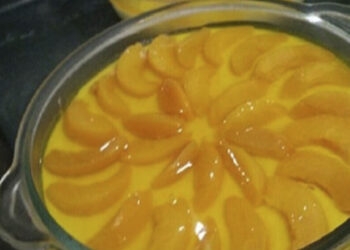 Torta Gelada de Pêssego