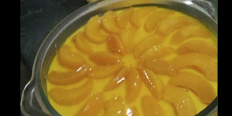 Torta Gelada de Pêssego