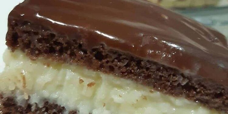 Bolo gelado de Prestígio Delicioso