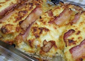 Filé de Frango com Bacon saboroso 