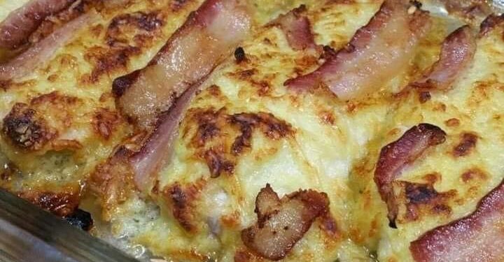 Filé de Frango com Bacon saboroso 