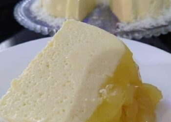 Pudim de Abacaxi simples e econômico