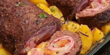 Rocambole de carne