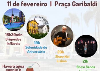 Antônio Prado vai comemorar 124 anos com evento na Praça Garibaldi