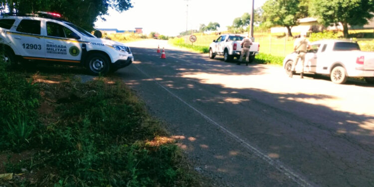 Operação Plano Tático da BM intensifica abordagens em Nova Roma do Sul