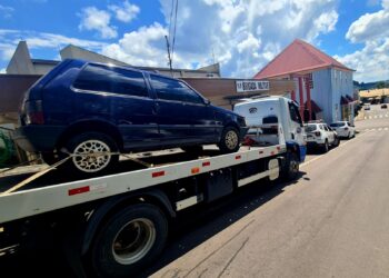 Homem de 29 anos é abordado pela BM de Nova Roma do Sul dirigindo carro sem habilitação categoria B