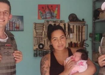 Em ato heroico policias salvam bebê engasgada em Bento Gonçalves