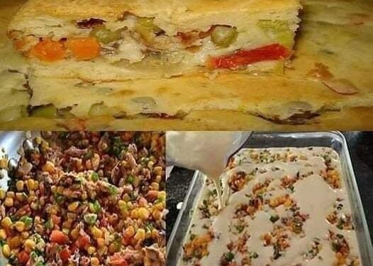 TORTA DE SARDINHA PRÁTICA E FÁCIL