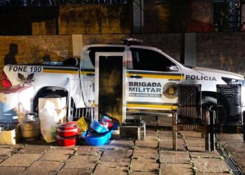 Brigada Militar de Nova Prata prende três pessoas por tráfico de drogas