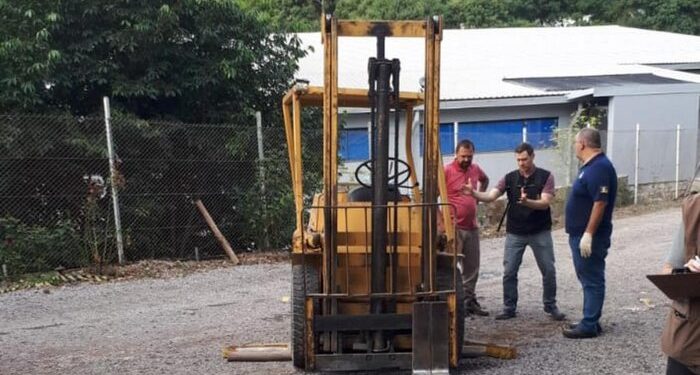 Jovem morre após se envolver em acidente de trabalho com empilhadeira