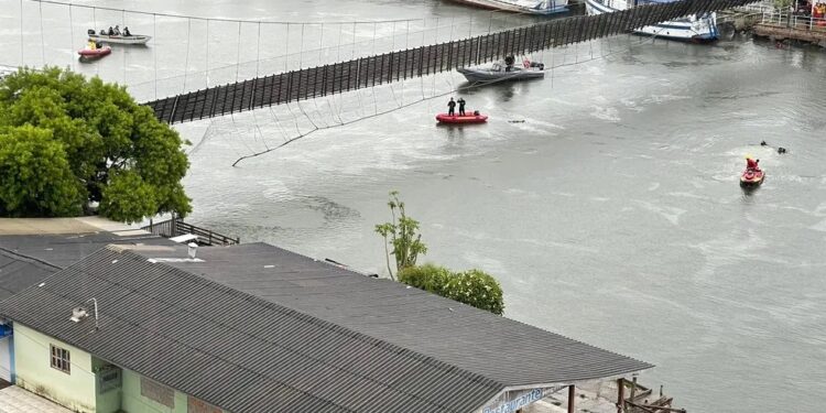 Cai para 3 o número de desaparecidos após queda de ponte entre RS e SC