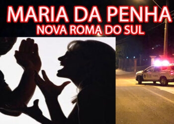 Briga de casal na madrugada, termina em caso de polícia em Nova Roma do Sul