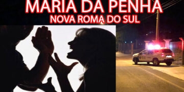 Briga de casal na madrugada, termina em caso de polícia em Nova Roma do Sul