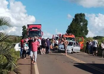 Acidente entre Sananduva e Lagoa Vermelha, resulta em uma mulher ferida