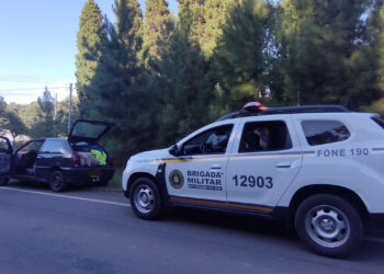 Mais um condutor é pego pela BM dirigindo sem CNH em Nova Roma do Sul