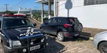 Polícia Civil de Guaporé faz apreensão de veículo furtado em Caxias do Sul