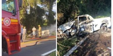Dois jovens se evolvem em acidente na ERS-359, entre Cotiporã e Veranópolis