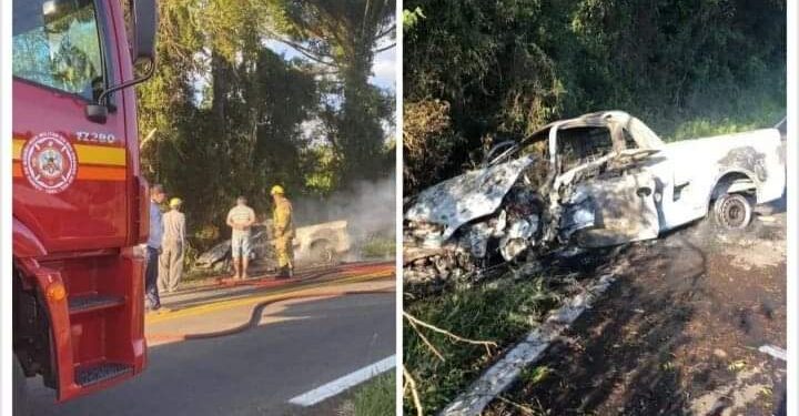 Dois jovens se evolvem em acidente na ERS-359, entre Cotiporã e Veranópolis