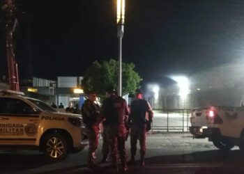 Com drone, polícia prende grupo que tentava roubar banco em Pelotas; trio fazia túnel na agência