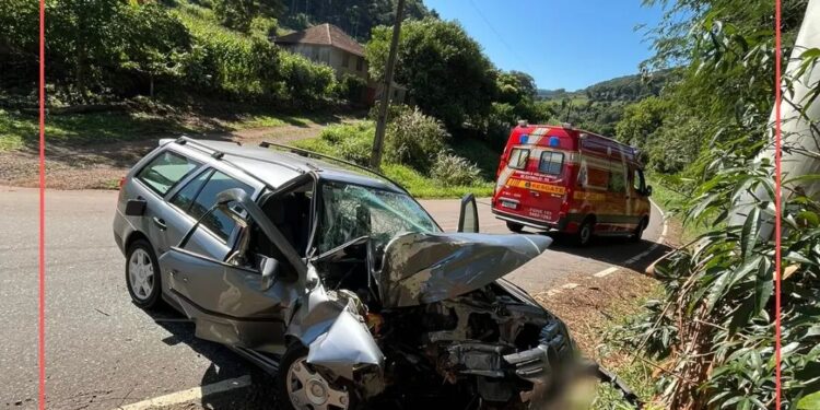 Idoso tem mal súbito enquanto dirigia em Garibaldi