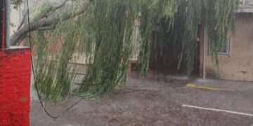 Caxias do Sul foi atingida novamente por um forte temporal no dia de ontem quarta-feira (01)