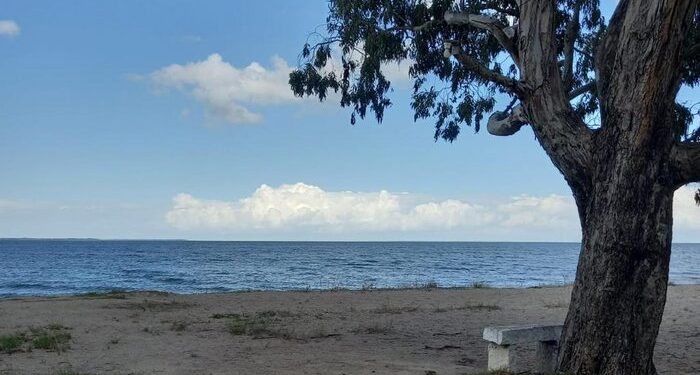 Menina de seis anos é resgatada pelos bombeiros após bote que ela estava, ser arrastado pelo vento