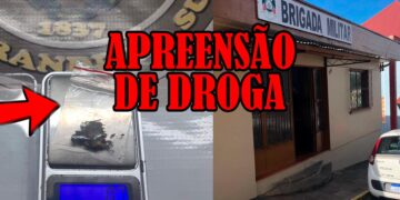Homem de 36 anos é abordado pela BM de Nova Roma do Sul com droga no bolso da bermuda