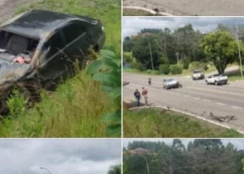 Homem acaba ficando ferido em um acidente de trânsito em Vila Flores