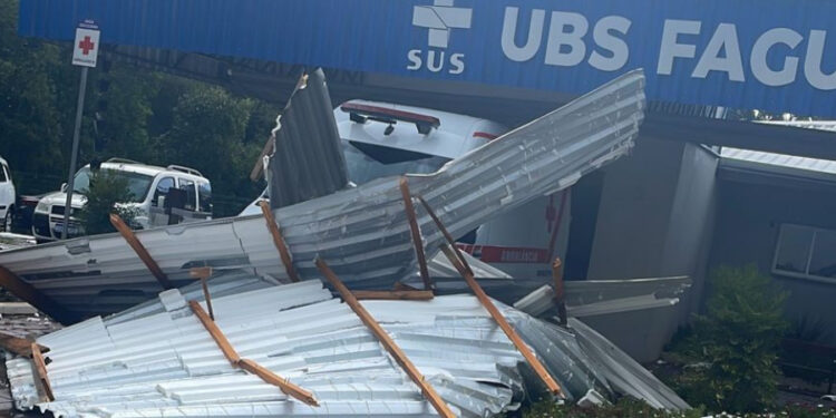 Fagundes Varela foi atingida por um forte temporal, que causou alguns transtornos na cidade