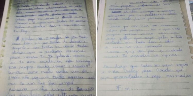 ‘Quando ela estiver dormindo, coloco o travesseiro no rosto dela’, escreveu mãe de menina morta