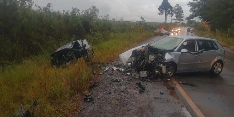 Colisão entre veículos deixa dois mortos e um ferido na ERS-126, em Ibiraiaras, diz CRBM