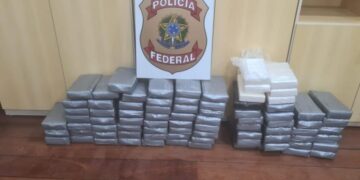 Mais de 100 kg de cocaína são apreendidos pela PF em navio atracado no porto de Rio Grande