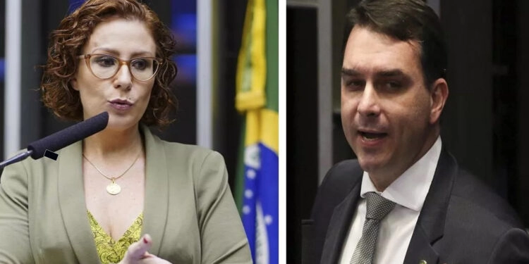 TSE mantém multa a Zambelli e Flávio Bolsonaro por postagem inverídica