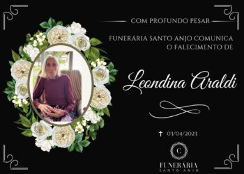 NOTA DE FALECIMENTO: Leondina Araldi