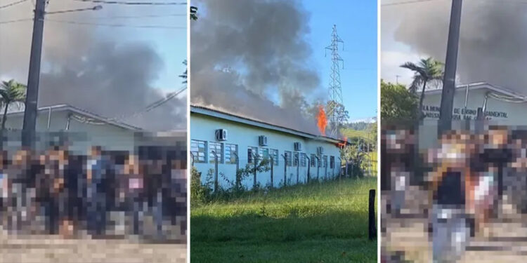 Polícia responsabiliza adolescentes por incêndio em escola de Capela de Santana