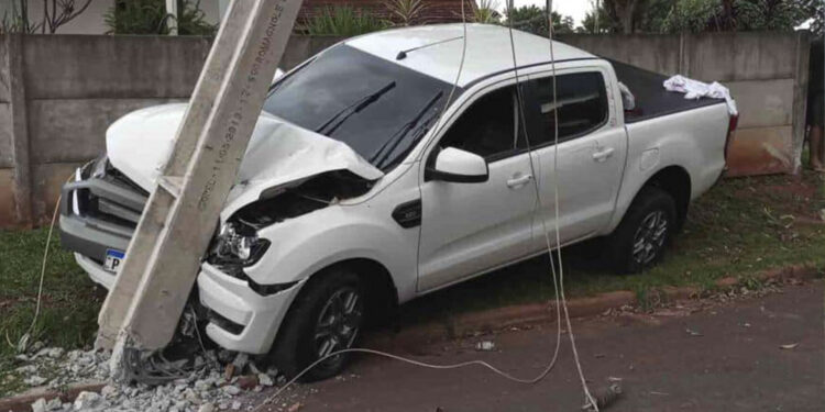 Noivo sofre acidente de trânsito a caminho do casamento em Goioerê, Paraná